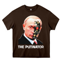 Chocolate Brown official the putinator Heavy Core Tee - linhVisuals