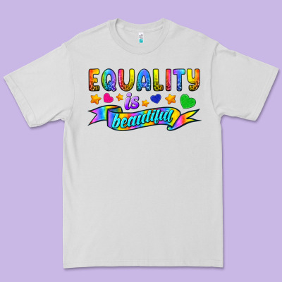 Equality Is Beautiful Premium Tee Designed By Bundleandbundleshop