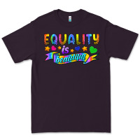 Plum Equality Is Beautiful Premium Tee - BundleAndBundleShop