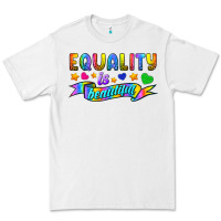 White Equality Is Beautiful Premium Tee - BundleAndBundleShop