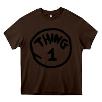 Chocolate Brown thing 1 thing 2 buddies lover Heavy Core Tee - linhVisuals