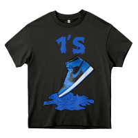Asphalt 1 retro high og dark marina blue tee shoes dripping got em t shirt Heavy Core Tee - linhVisuals