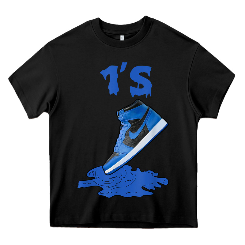1 Retro High Og Dark Marina Blue Tee Shoes Dripping Got Em T Shirt Heavy Core Tee by linhVisuals | Teevron