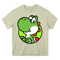 Mossy Cartoon Yoshi Heavy Core Tee - linhVisuals