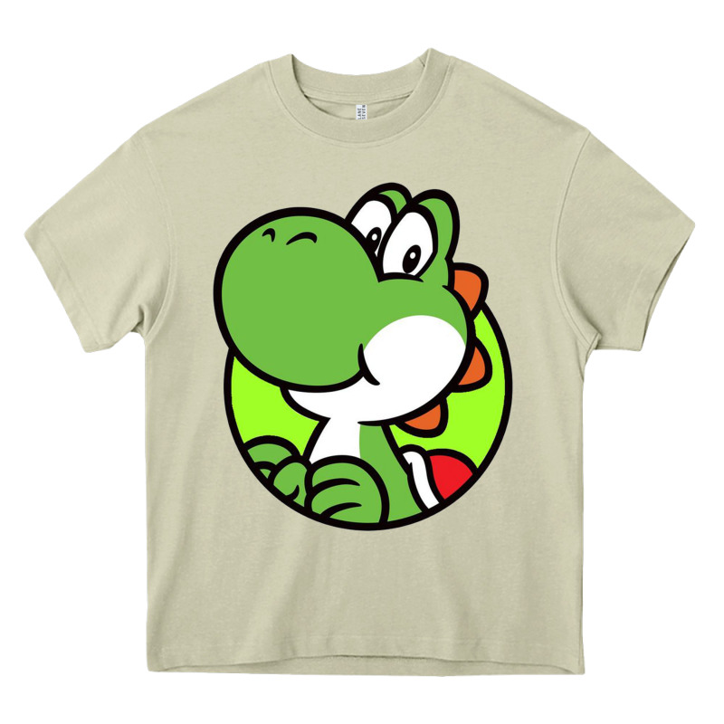 Cartoon Yoshi Heavy Core Tee by linhVisuals | Teevron