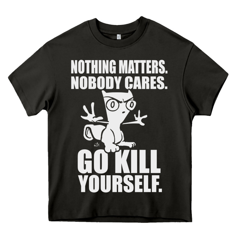 Kill Yourself Classic Foamy The Squirrel Heavy Core Tee by linhVisuals | Teevron
