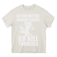 Cream kill yourself classic foamy the squirrel Heavy Core Tee - linhVisuals
