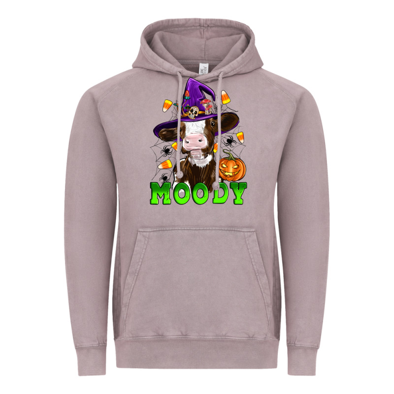 Moody Cow Vintage Hoodie by Artiststas | Teevron