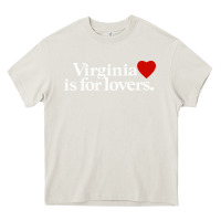 Cream VIRGINIA IS FOR LOVERS Heavy Core Tee - linhVisuals