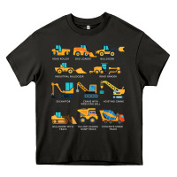Asphalt construction excavator vehicle boys builder heavy equipment t shirt Heavy Core Tee - linhVisuals
