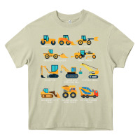 Construction Excavator Vehicle Boys Builder Heavy Equipment T Shirt Heavy Core Tee | Teevron