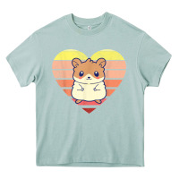 Arona cute hamster design retro heart shape vintage t shirt Heavy Core Tee - linhVisuals