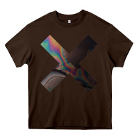 Chocolate Brown the xx Heavy Core Tee - linhVisuals