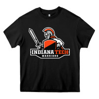 Black indiana institute of technology warrior Heavy Core Tee - linhVisuals