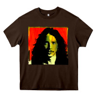 Chocolate Brown chris cornell best legend Heavy Core Tee - linhVisuals