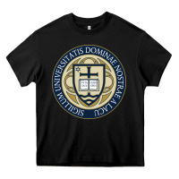 Black university dame Heavy Core Tee - linhVisuals