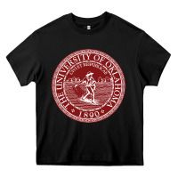Black university oklahoma Heavy Core Tee - linhVisuals