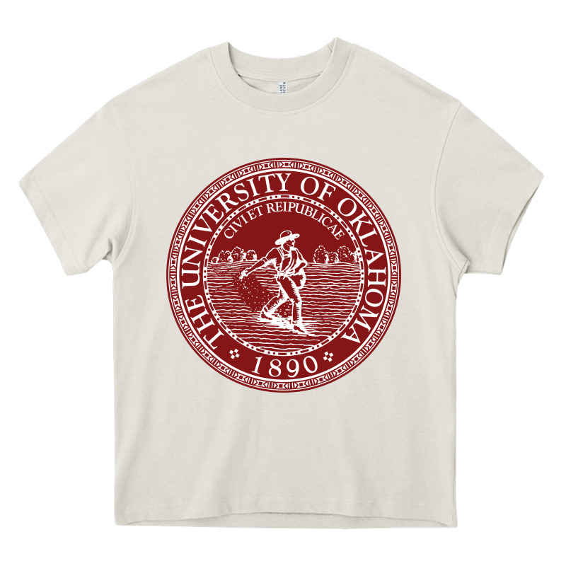 University Oklahoma Heavy Core Tee by linhVisuals | Teevron