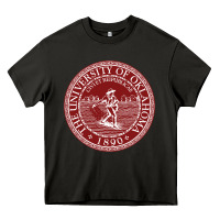 Asphalt university oklahoma Heavy Core Tee - linhVisuals