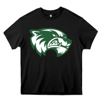 Black utah valley wolverines Heavy Core Tee - linhVisuals