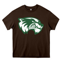 Chocolate Brown utah valley wolverines Heavy Core Tee - linhVisuals