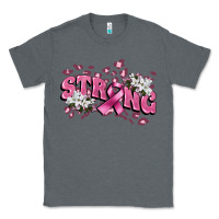 Charcoal Heather Strong Cancer Awareness Classic Tee - FaDigitalArtStudio