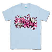 Dusty Blue Strong Cancer Awareness Classic Tee - FaDigitalArtStudio