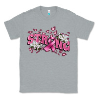 Heather Grey Strong Cancer Awareness Classic Tee - FaDigitalArtStudio