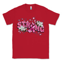 Red Strong Cancer Awareness Classic Tee - FaDigitalArtStudio