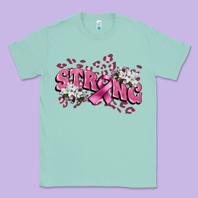 Strong Cancer Awareness Classic Tee Designed By Fadigitalartstudio