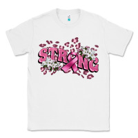 White Strong Cancer Awareness Classic Tee - FaDigitalArtStudio