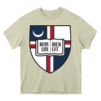 Mossy university catholic Heavy Core Tee - linhVisuals