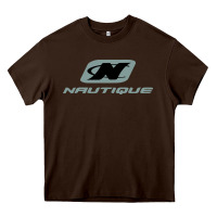 Chocolate Brown Nautique Boats Heavy Core Tee - linhVisuals