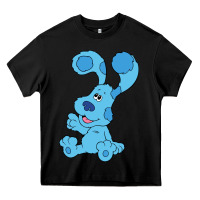 Black blues clues on red sofa Heavy Core Tee - linhVisuals