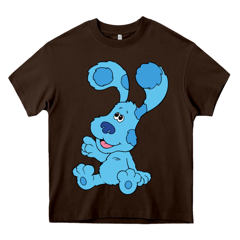 Blues Clues On Red Sofa Heavy Core Tee by linhVisuals | Teevron
