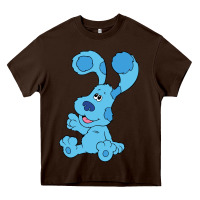 Chocolate Brown blues clues on red sofa Heavy Core Tee - linhVisuals