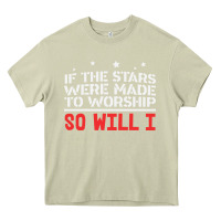 Mossy if the stars were to worship so will i Heavy Core Tee - linhVisuals