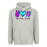 Moon Dust Peace Love Mermaid Heavyweight Hoodie - Jasminsmagicworld