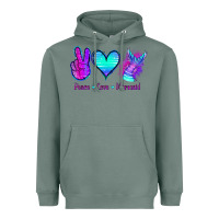 Sage Peace Love Mermaid Heavyweight Hoodie - Jasminsmagicworld