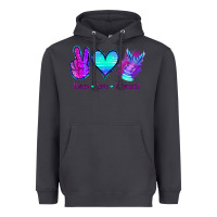 Smoke Peace Love Mermaid Heavyweight Hoodie - Jasminsmagicworld