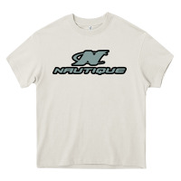 Cream Nautique Boats Heavy Core Tee - linhVisuals