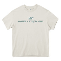 Cream Nautique Boats Heavy Core Tee - linhVisuals