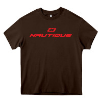 Chocolate Brown Nautique Boats Heavy Core Tee - linhVisuals