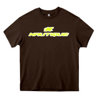 Chocolate Brown Nautique Boats Heavy Core Tee - linhVisuals