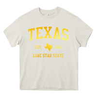 Cream texas Heavy Core Tee - linhVisuals