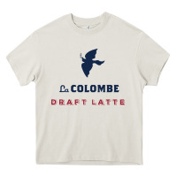 Cream La Colombe Heavy Core Tee - linhVisuals