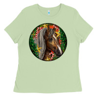 Matcha Tennessee Horse Christmas Ladies Tee - LillyAllenDesigns