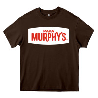 Chocolate Brown papa murphy's Heavy Core Tee - linhVisuals