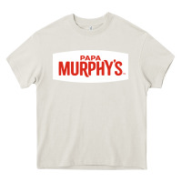 Cream papa murphy's Heavy Core Tee - linhVisuals