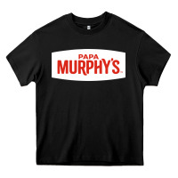 Black papa murphy's Heavy Core Tee - linhVisuals